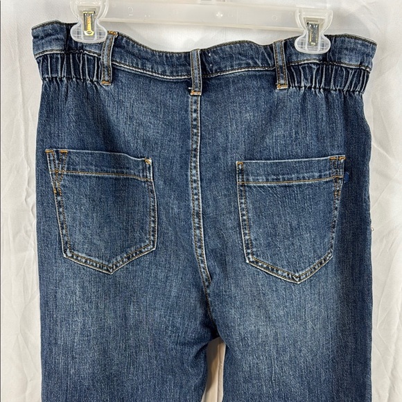 Anthropologie Pilcro Casual Elastic Wide Leg High Rise Relaxed Jeans Size 29 - Picture 11 of 13